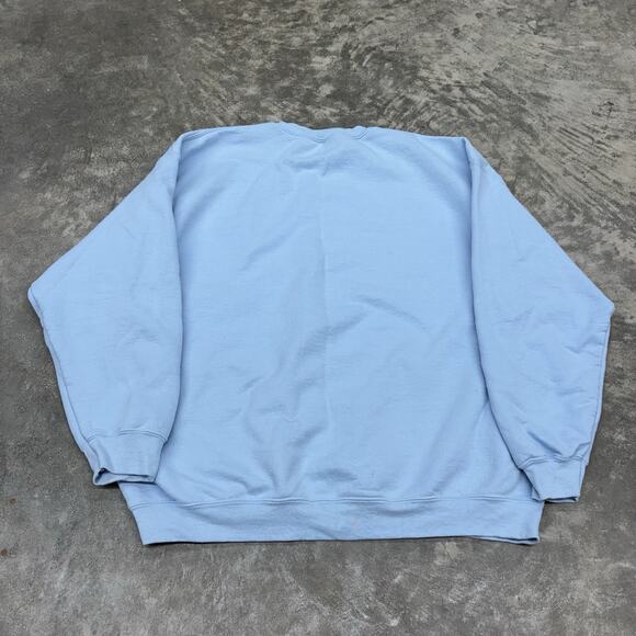 1989 Taylors Version Embroidered Pale Blue Crew Neck Sweatshirt Size XXL - Picture 4 of 10